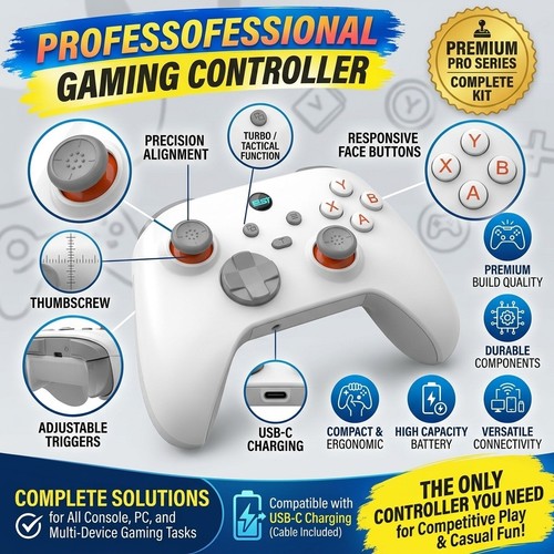 Wireless game controller for - game,